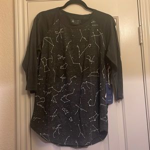 Astrological Sign Constellations Baseball Tee